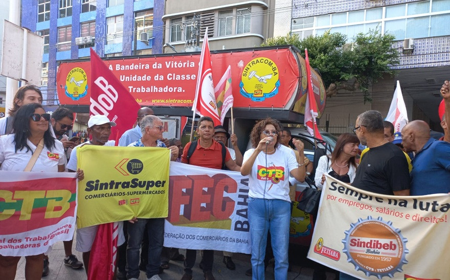 CTB e movimentos sociais realizam ato pela Venezuela e contra os EUA