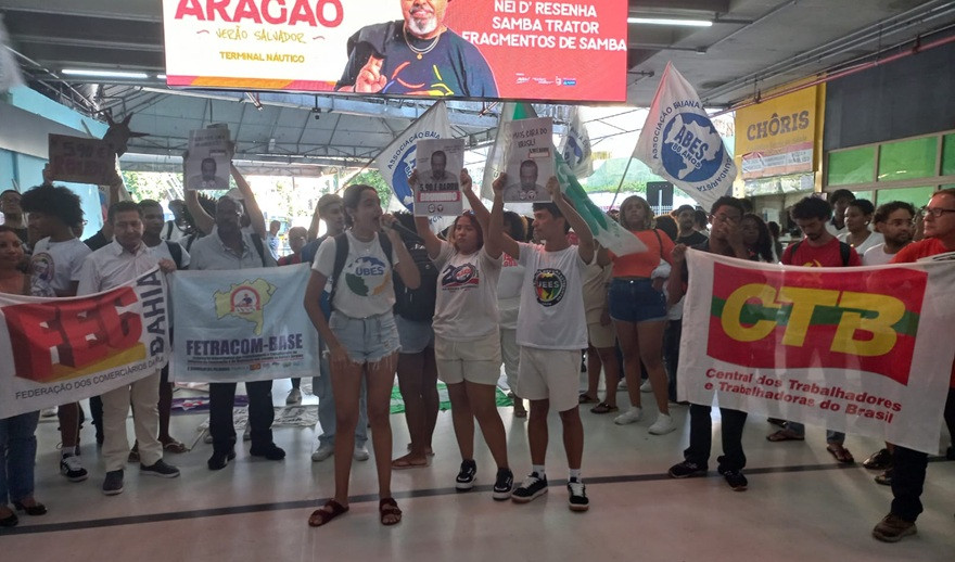 CTB apoia ato dos estudantes contra reajuste da tarifa de ônibus em Salvador