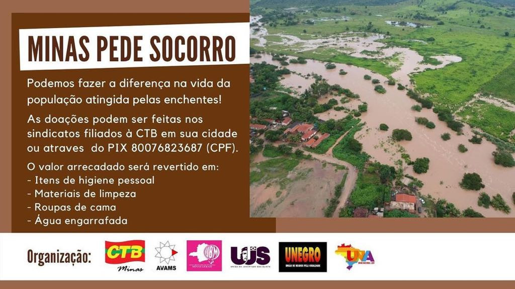 Minas pede socorro: entidades lançam campanha para socorrer atingidos pelas chuvas