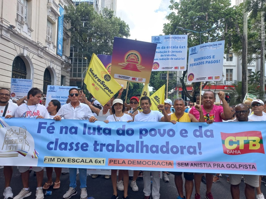 CTB Bahia no Bonfim, com fé na luta do povo e da classe trabalhadora