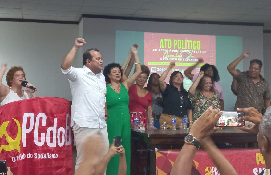 Rosa de Souza reforça apoio classista a Geraldo Júnior em Salvador