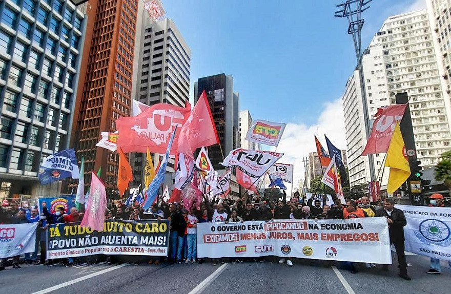 CTB e sindicatos apoiam Lula contra os juros altos, que prejudicam a economia 