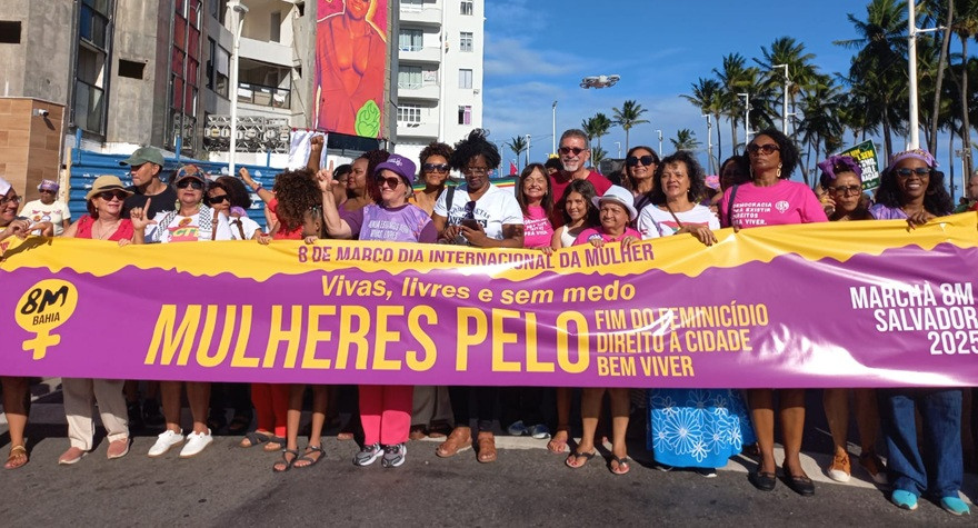 CTB Bahia reforça luta das mulheres no 8 de Março