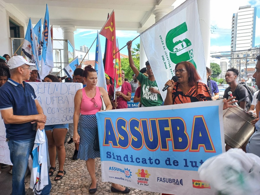 Assufba e DCE da UFBA: a luta unificou estudante e trabalhador