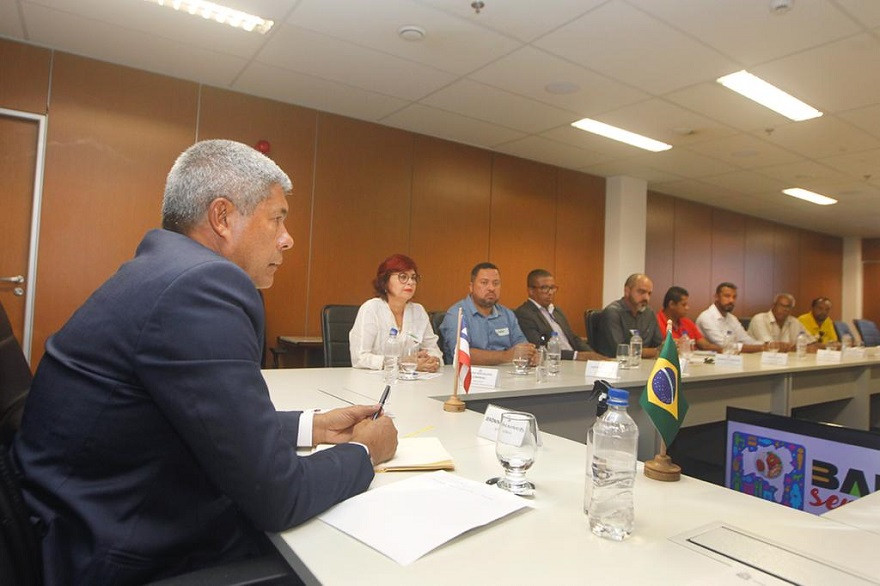 CTB e centrais se reúnem com governador Jerônimo Rodrigues