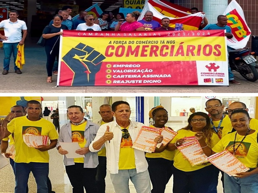 Comerciári@s de Itabuna  e Salvador em luta nos setores lojista e de supermercados