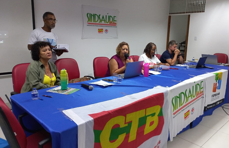 CTB com SindsaúdeBA na mobilização dos servidores para pressionar governo a negociar