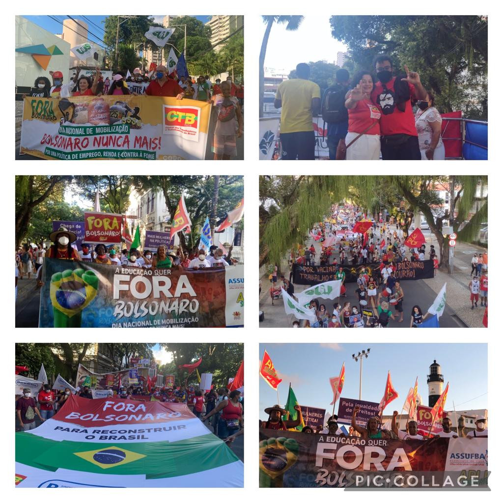 Manifestantes ocuparam às ruas por “Bolsonaro Nunca Mais”