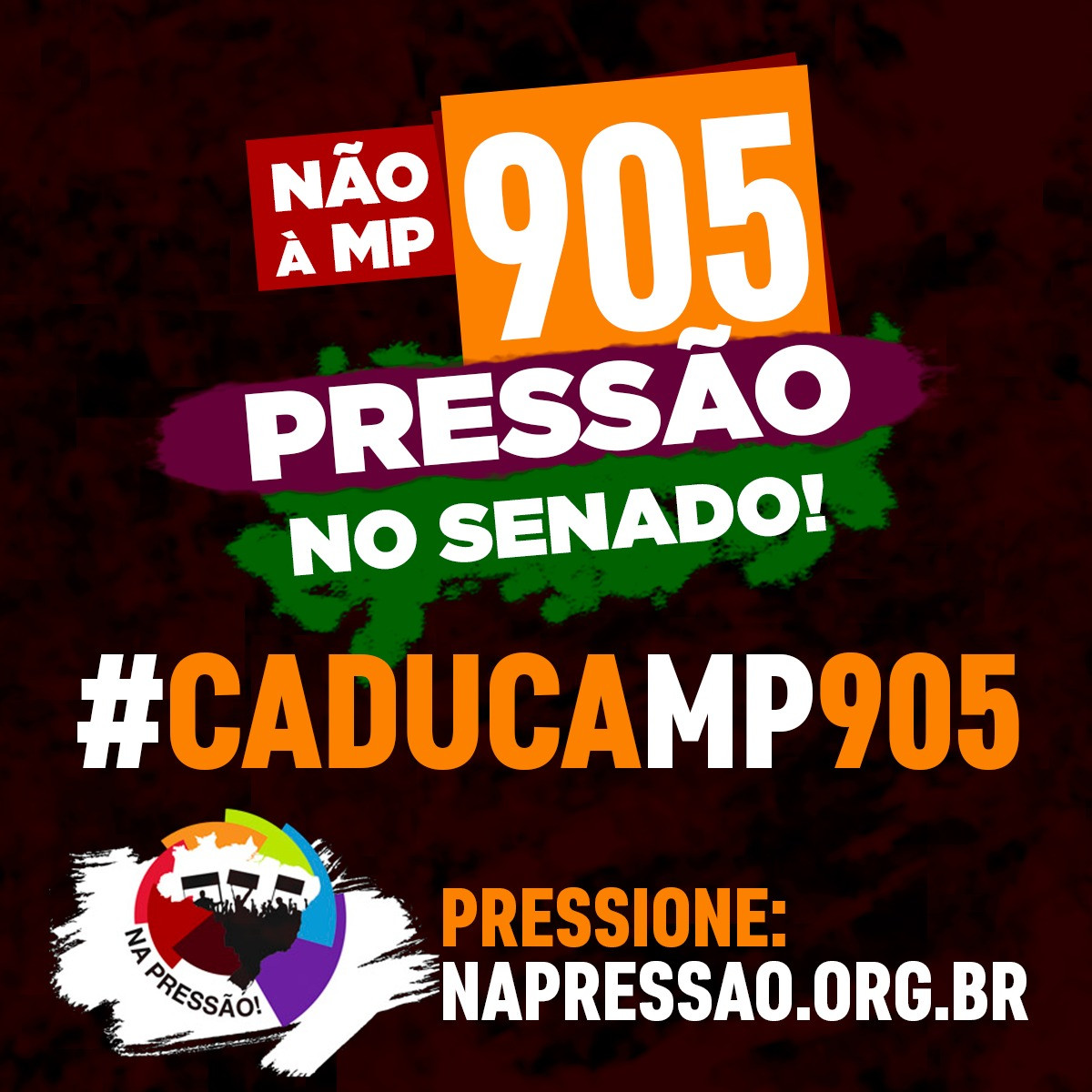Centrais Sindicais se reúnem com senadores e pedem que parlamentares se recusem a votar MP 905