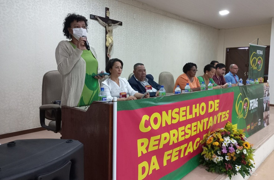 Rosa de Souza destaca força da Fetag-BA e do sindicalismo rural