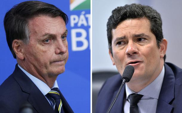 Bolsonaro diz que Moro tentou usar PF para chantageá-lo por uma vaga no STF