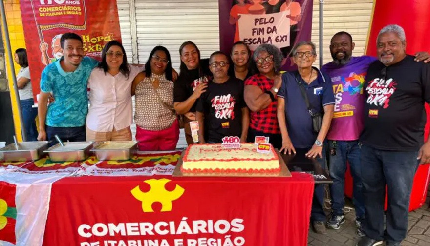 Comerciários de Itabuna celebram 80 anos de história e luta do Sindicato 