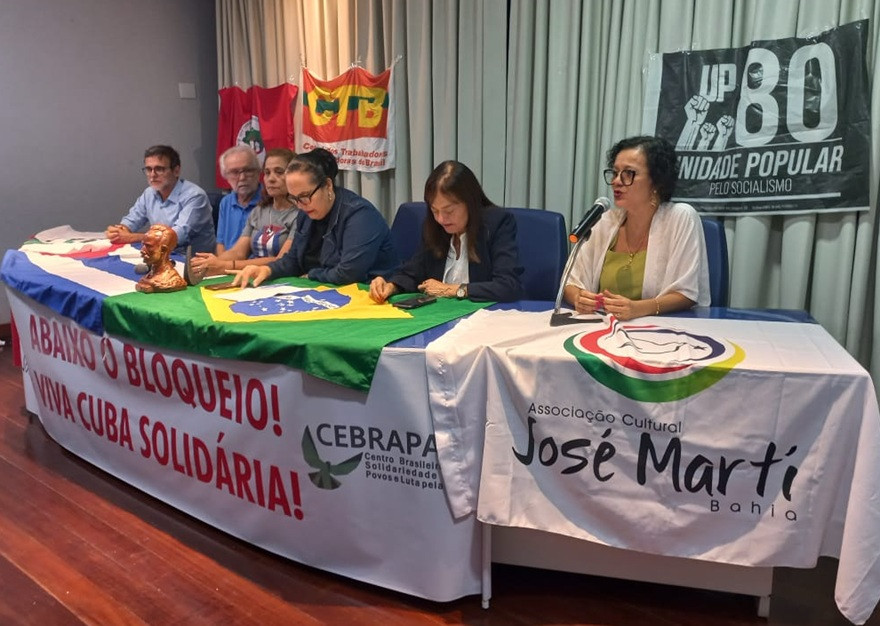 CTB Bahia prestigia encontro de solidariedade à Cuba