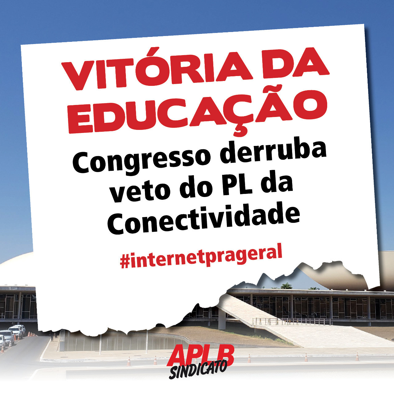 VITÓRIA – Congresso derruba veto de Bolsonaro ao projeto de lei que leva conectividade para escolas públicas – PL 3477