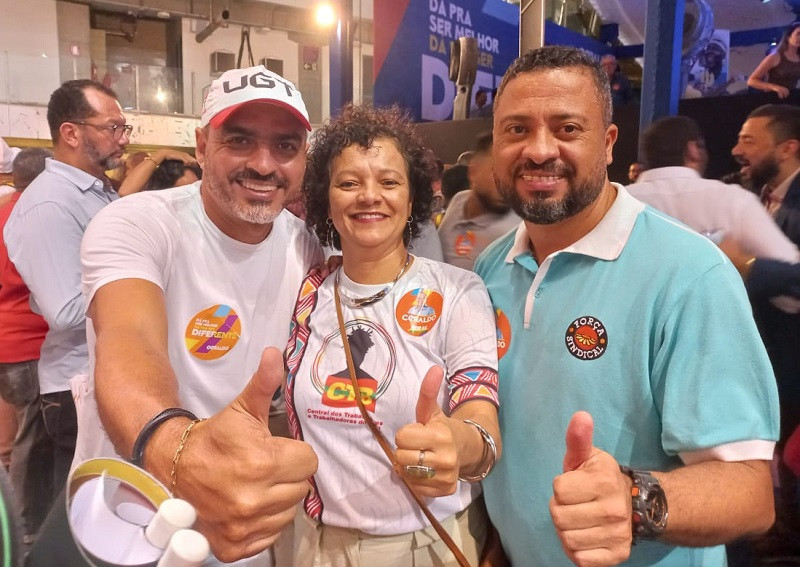 Sindicalistas participam do lançamento da pré-candidatura de Geraldo Júnior em Salvador