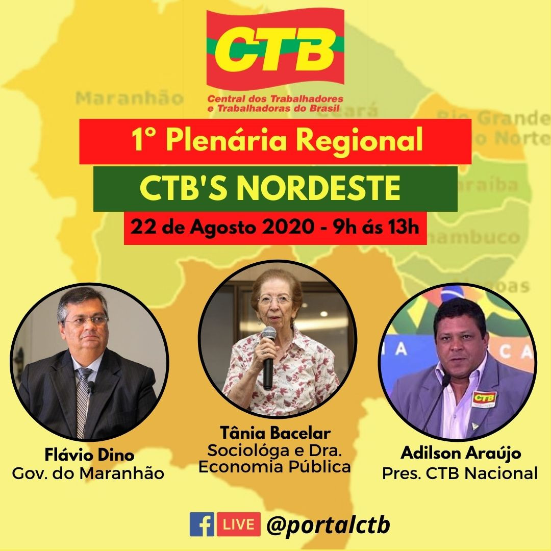 CTB-Bahia vai participar da 1ª Plenária Regional Virtual das CTBs da região Nordeste