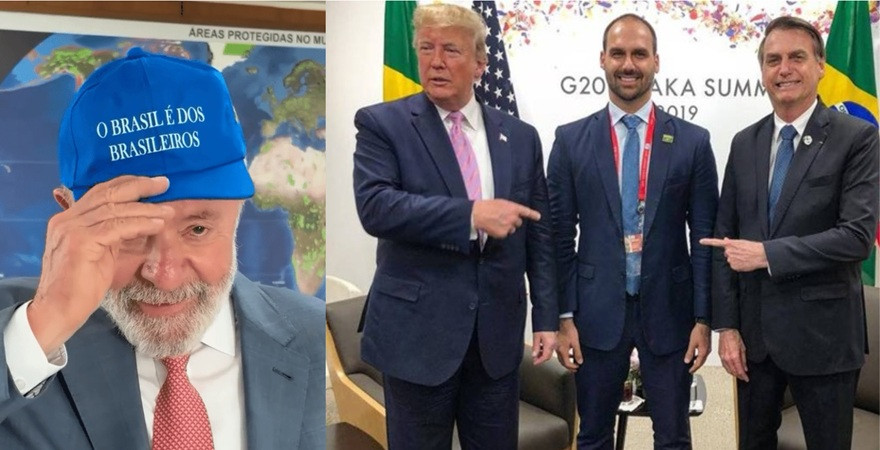 Povo brasileiro apoia Lula e repudia Trump, Eduardo e Bolsonaro, diz pesquisa