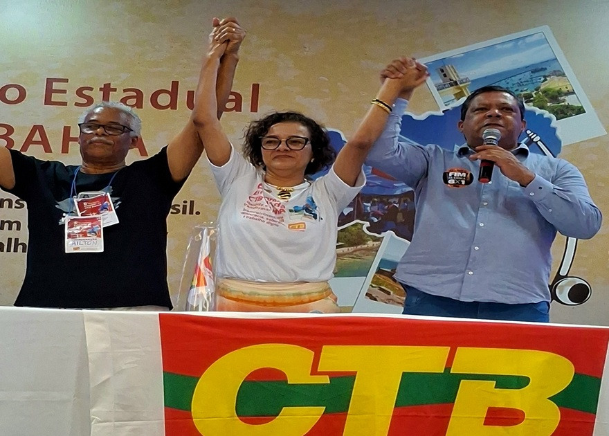 Reeleita presidenta, Rosa de Souza aponta novos desafios da CTB Bahia