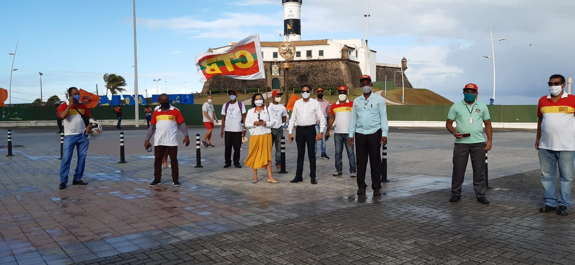 Protagonismo da CTB-Bahia se destaca em Ato no Farol da Barra