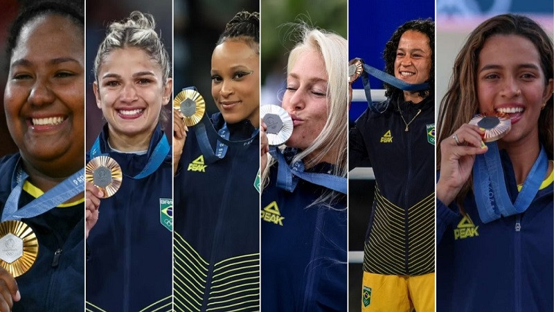 Na Cidade Luz, elas brilharam: brasileiras ganham 12 das 20 medalhas em Paris