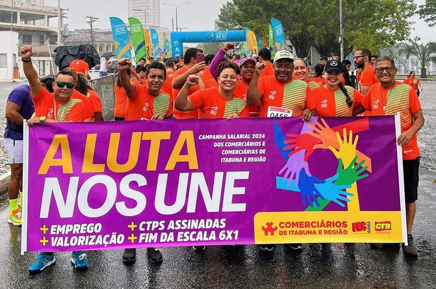 Comerciários de Itabuna correm na frente e lançam campanha em corrida do Sesc