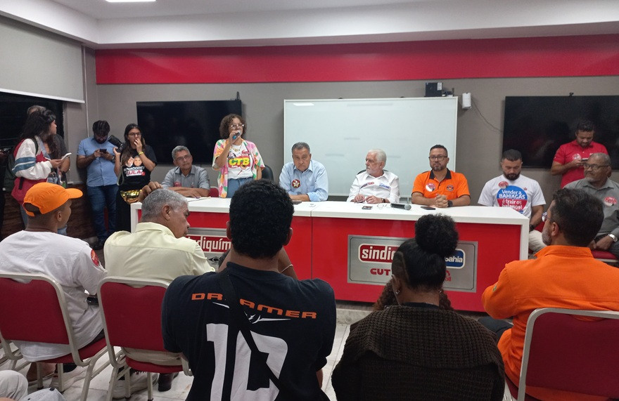 Sindicalistas prestigiam atos de candidaturas ligadas à classe trabalhadora