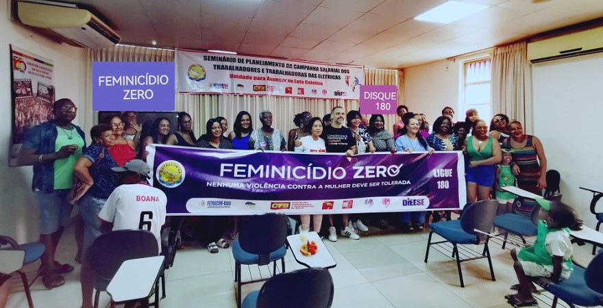 SINTRACOM quer dar um "tapa na cara" da violência com campanha Feminicídio Zero