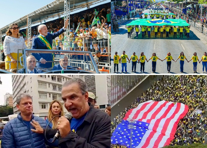 Lula, o Brasil soberano e Tarcísio, o "capacho" de Bolsonaro e dos EUA