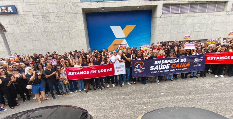 Bancários da Bahia mantém firme a greve na Caixa 