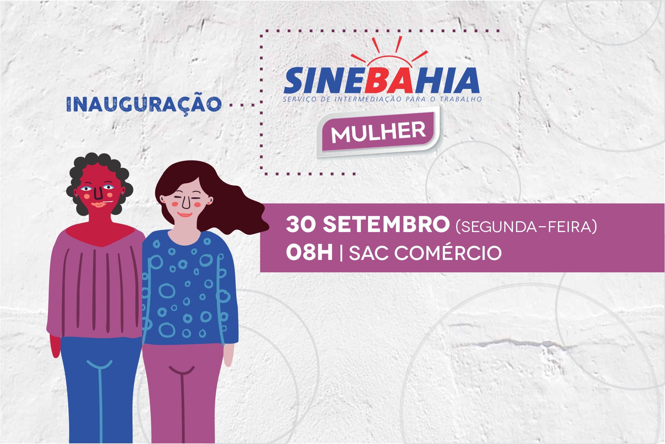 Mulheres terão serviços disponibilizados pela Setre