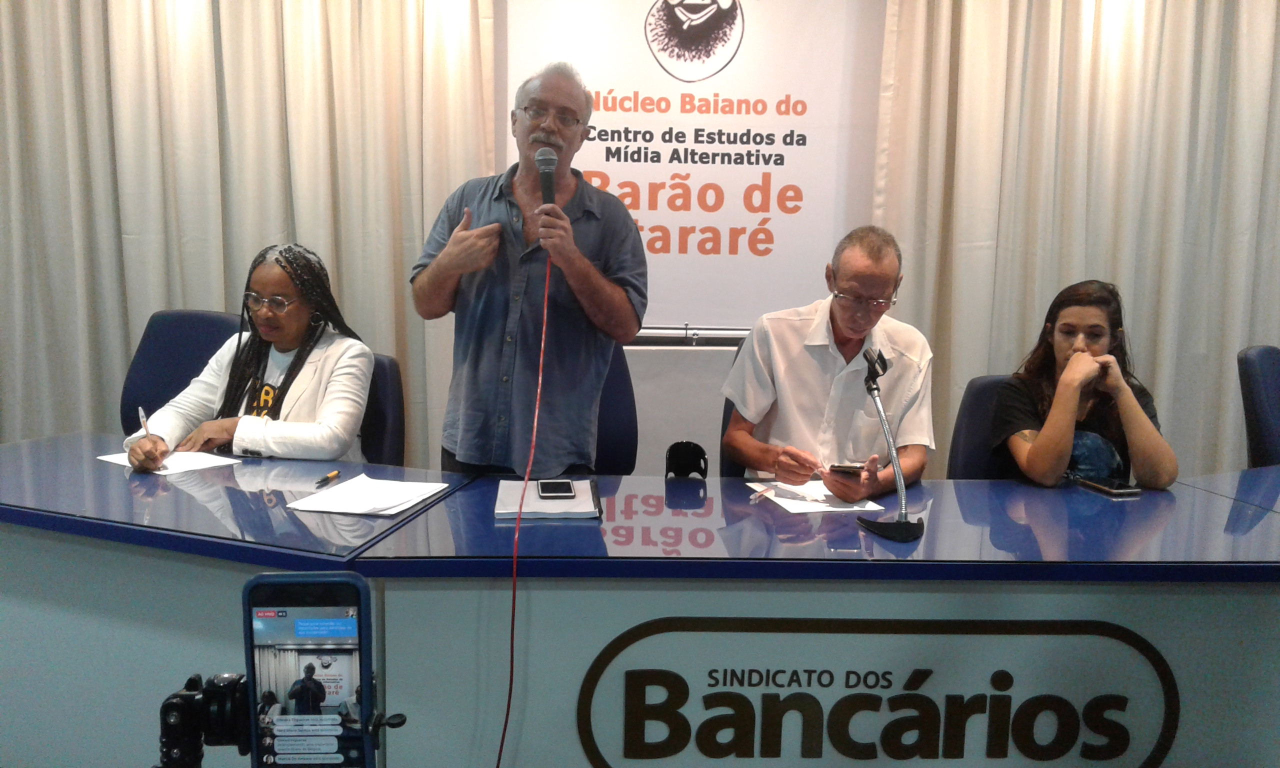 CTB-Bahia participa da seção de lançamento do Barão de Itararé na Bahia