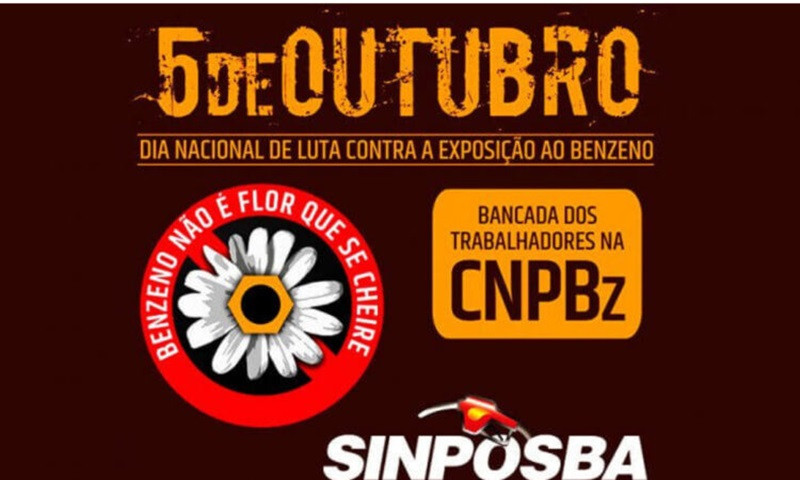 SINPOSBA contra exposição dos trabalhadores ao benzeno