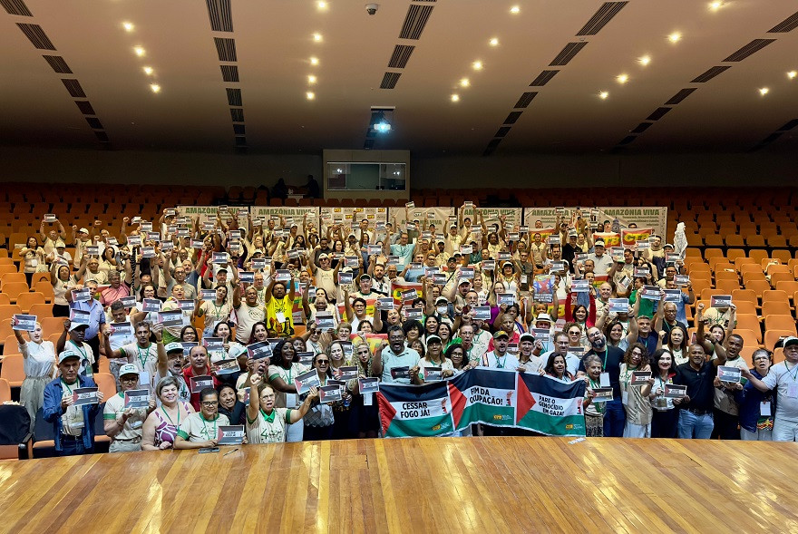 Sindicalistas da CTB exigem cessar-fogo de Israel contra Palestina