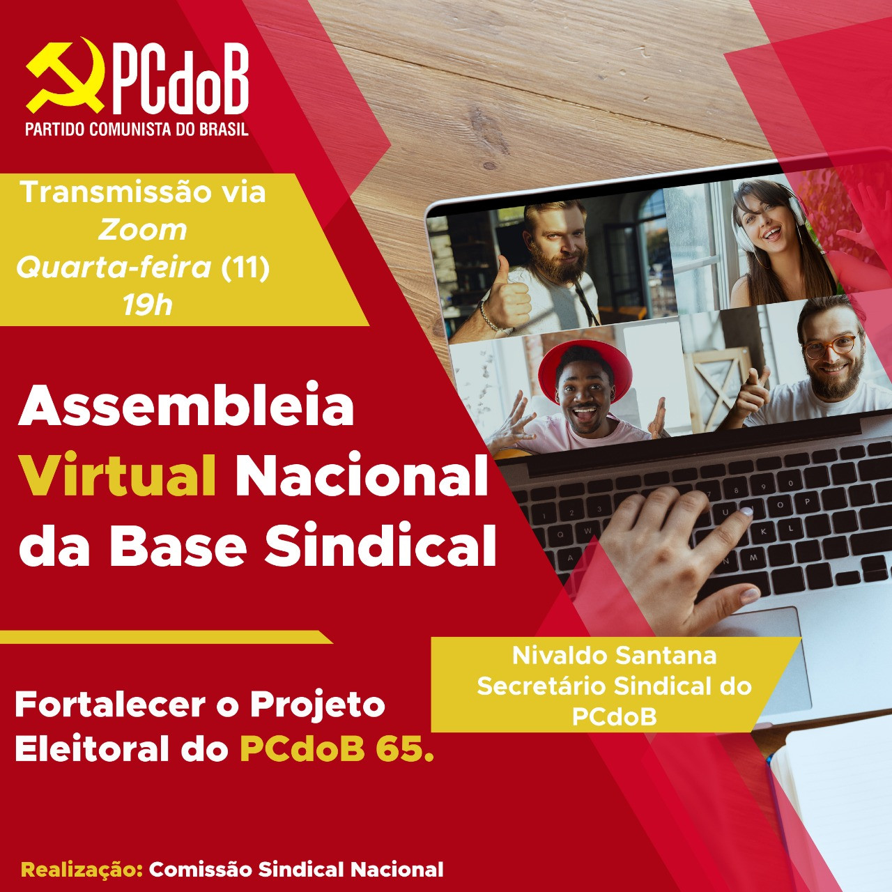 CTB-Bahia discute projeto eleitoral do PCdoB com a base sindical