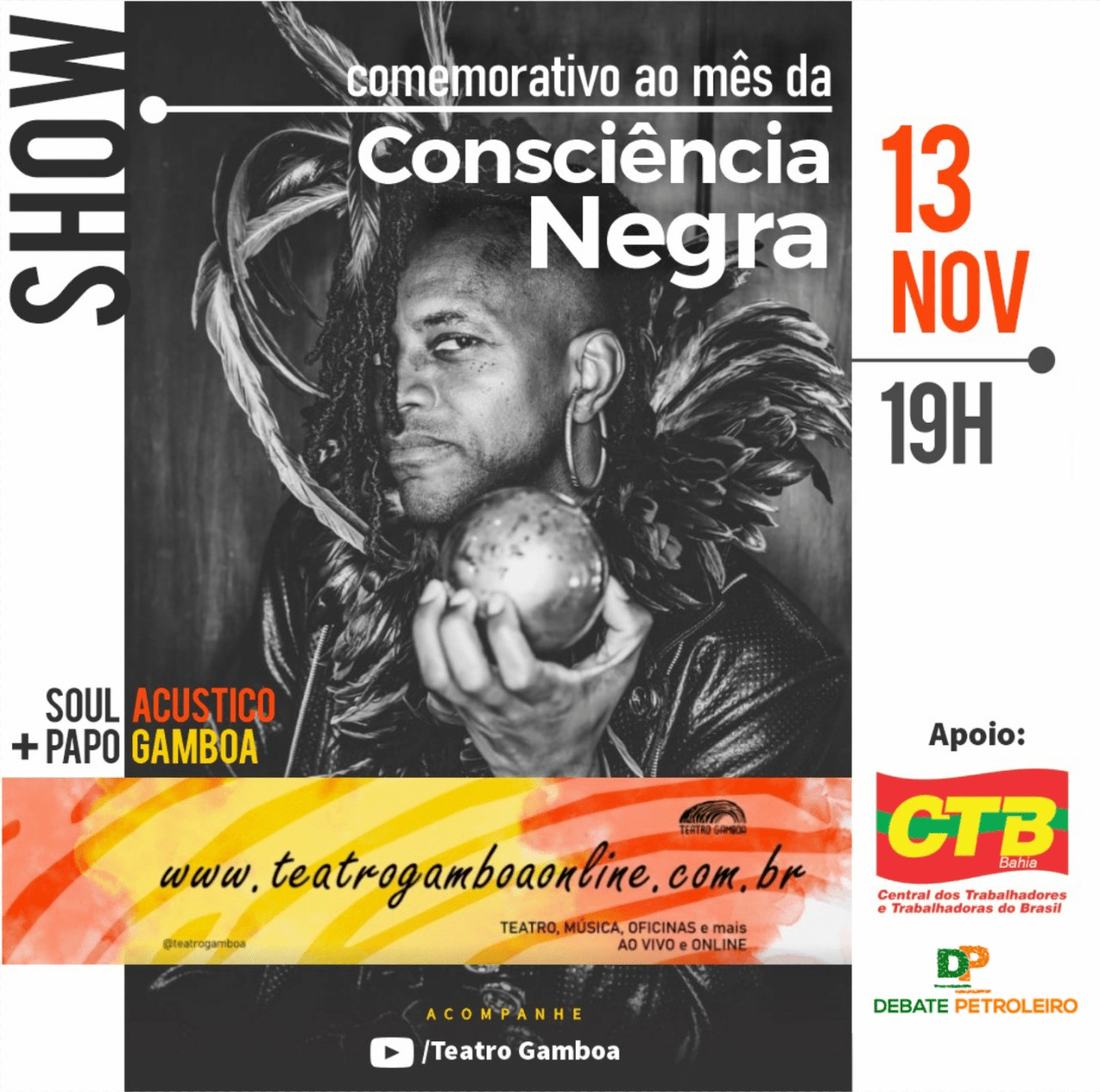 Show comemorativo ao mês da Consciência Negra