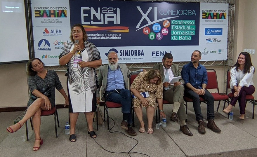 Ivanilda Brito reafirma apoio da CTB Bahia à luta dos jornalistas