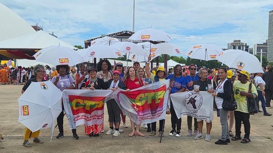 CTB marcha com as mulheres negras por reparação e bem viver