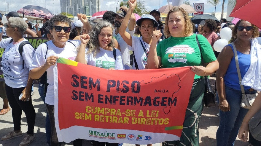 Sindsaúde mobiliza enfermagem para julgamento do piso no STF