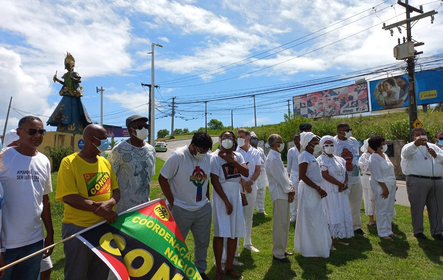 Ato contra racismo religioso em Salvador tem apoio da CTB Bahia 