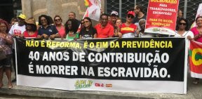 Trabalhadores foram as ruas contra reforma da Previdência em Salvador