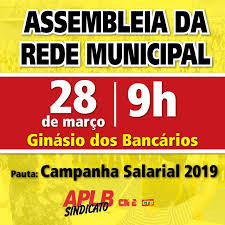 Assembleia geral dos educadores da rede municipal de Salvador