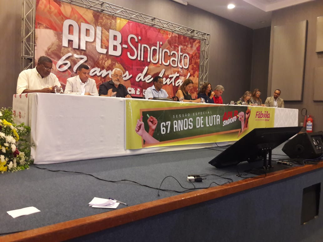 Sessão da ALBA em homenagem aos 67 anos da APLB-Sindicato
