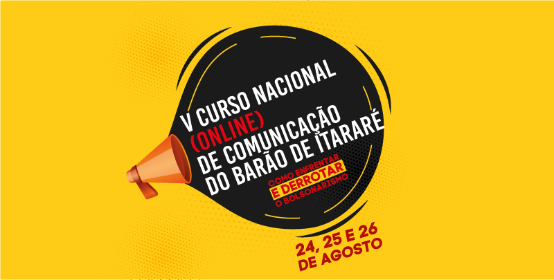 Abertas as inscrições para o V Curso Nacional de Comunicação do Barão de Itararé