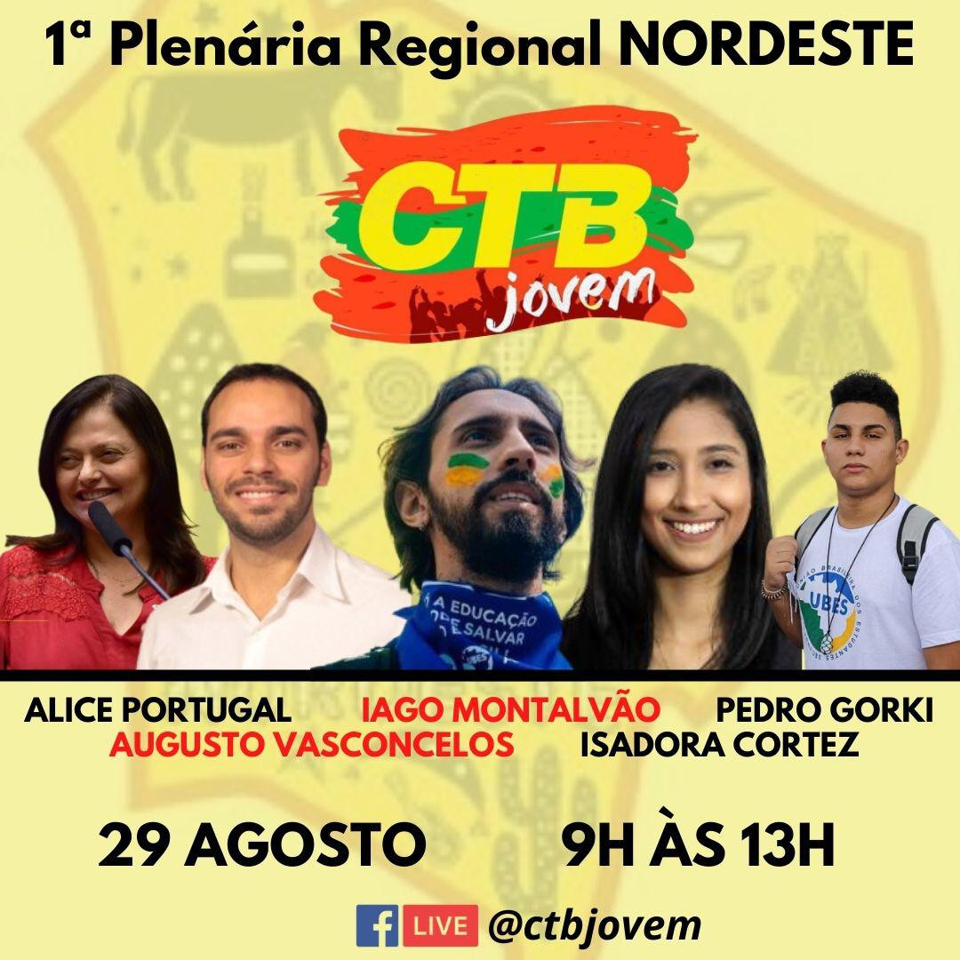 1ª Plenária da CTB-Jovem será realizada  sábado (29)