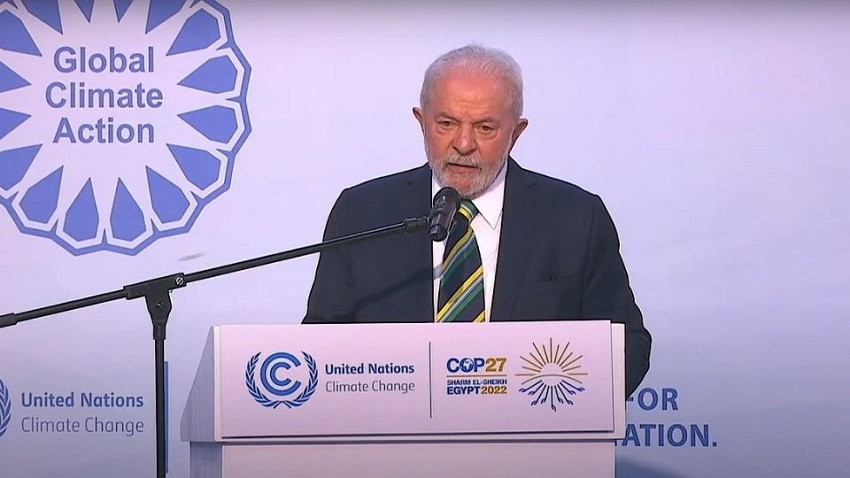 Na COP27, Lula defende luta conjunta contra o aquecimento global e a pobreza