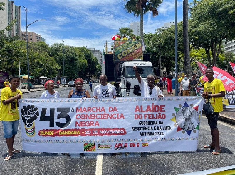 APLB presente  na  43ª Marcha da Consciência Negra Zumbi/Dandara dos Palmares