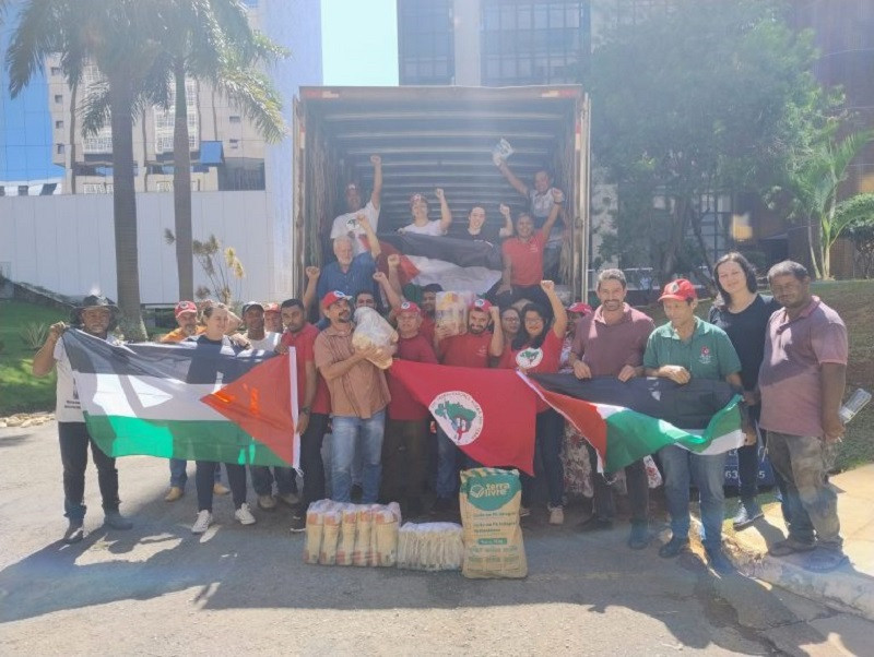 MST já enviou 13 toneladas de alimentos para Faixa de Gaza
